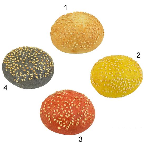 Bild von FF-Party Burger Mischkiste, 4-fach sortiert 100x30g mit der Beschreibung EDNA - Vorbestellung 3 Werktage