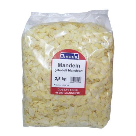 Bild von Mandel gehobelt u. blanchiert 2,5 kg mit der Beschreibung INSULA