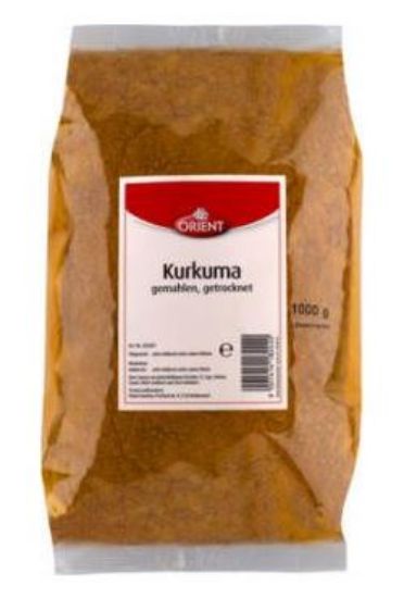 Bild von Kurkuma gemahlen 1kg mit der Beschreibung ORIENT