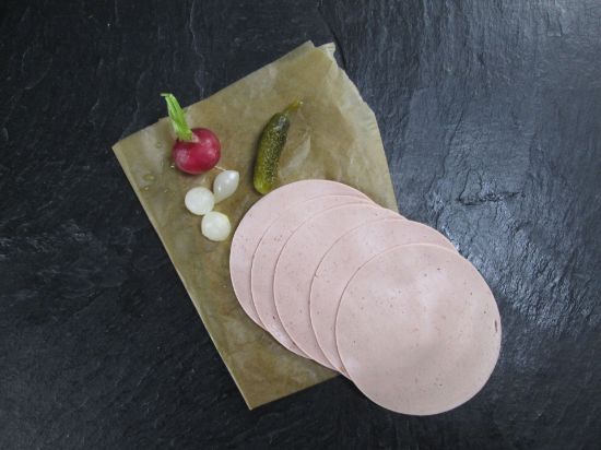 Bild von Fleischwurst-Aufschnitt 500g mit der Beschreibung Hünten - Vorbestellung 3 Werktage