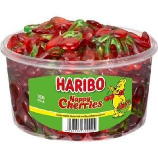 Bild von Happy Cherries 150 x 8 g   1,2 kg mit der Beschreibung HARIBO