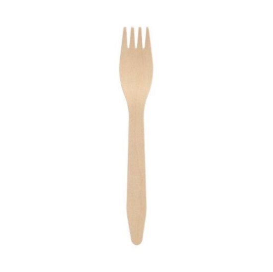 Bild von Holz-Gabeln 1000 St. 16 cm (4 x 250 St.) mit der Beschreibung Papstar - Pure