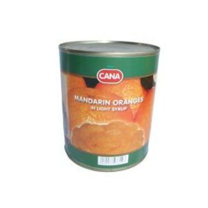 Bild von Mandarin-Orangen 840g, leicht gezuckert mit der Beschreibung CANA