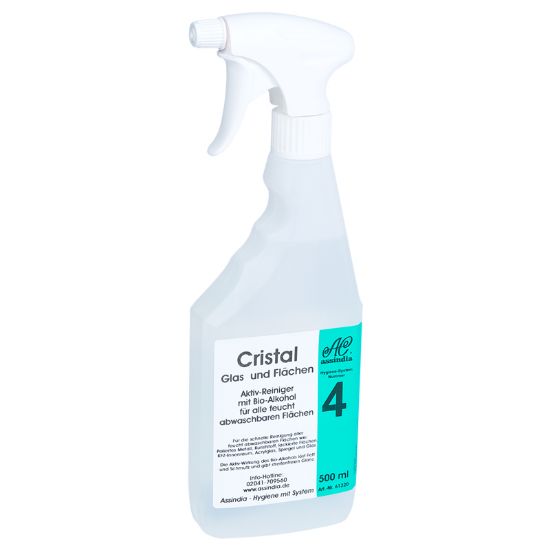 Bild von Cristal Glas- u. Flächenreiniger 500ml Sprühflasche mit der Beschreibung ASSINDIA