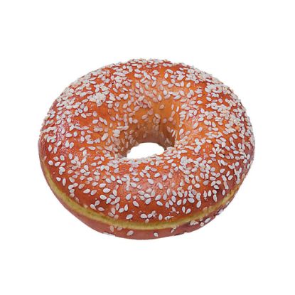 Bild von FF-Laugenbagel mit Sesam, geschnitten 60 x 85 g mit der Beschreibung EDNA - Vorbestellung 3 Werktage