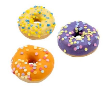 Bild von Doony´s MiniDonut Fruity Bites 90 x 22 g mit der Beschreibung EDNA - Vorbestellung 3 Werktage
