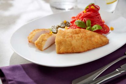 Bild von Hähnchenbrustfilet, paniert 120g, 3kg mit der Beschreibung TIFA