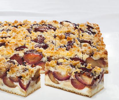Bild von PFALZGRAF Zwetschgen-Blechkuchen 2.600g mit der Beschreibung 20 geschnitten ODZ