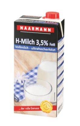 Bild von H-Milch 3,5 %  12 x 1 L, Drehverschluss mit der Beschreibung Naarmann