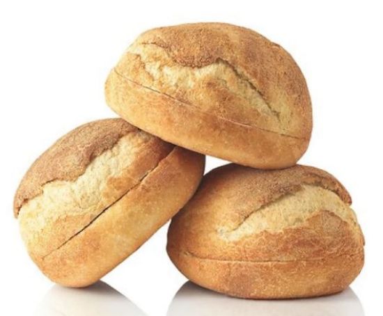 Bild von Homestyle Burger Bun 2x18 x 105g VEGAN 5 Inch ca.12,7 cm mit der Beschreibung SALOMON