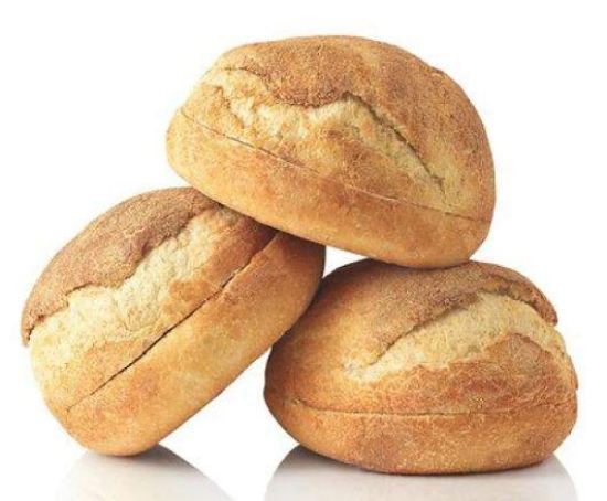 Bild von Homestyle Burger Bun  2x25 x 80g VEGAN 4-4,5 INCH ca.10 cm mit der Beschreibung SALOMON
