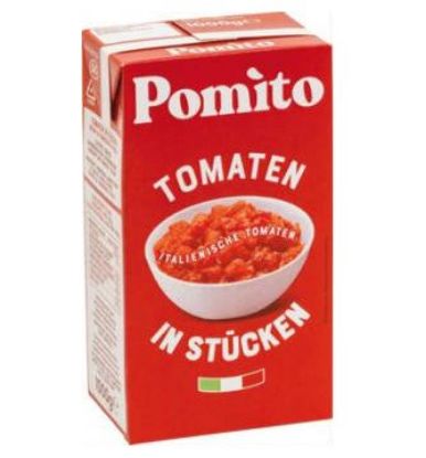 Bild von POMITO Tomatenstücke 12x1L mit der Beschreibung Hengstenberg