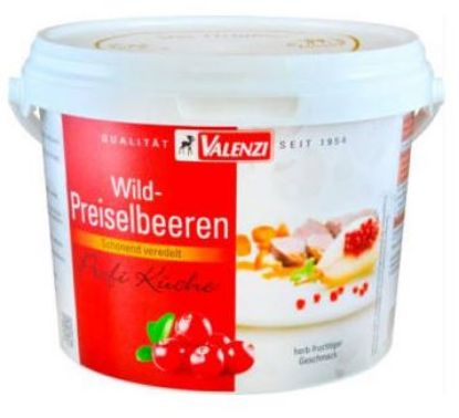 Bild von Wildpreiselbeeren 2kg Kompott mit der Beschreibung Valenzi