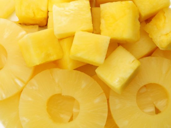 Bild von Ananas-Stücke 1/1Ds.leicht gez mit der Beschreibung ATG 490g 1/16cut