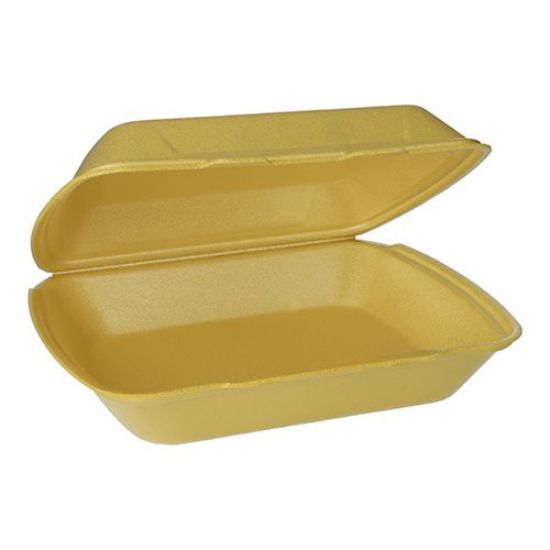 Bild von Menueboxen EPS ungeteilt 100St mit der Beschreibung 7,5 x 24,3 x 20,8 cm, gold