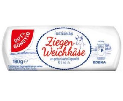 Bild von frz. Ziegenweichkäserolle 180g 45% mit der Beschreibung g&g - Vorbestellung 5 Werktage