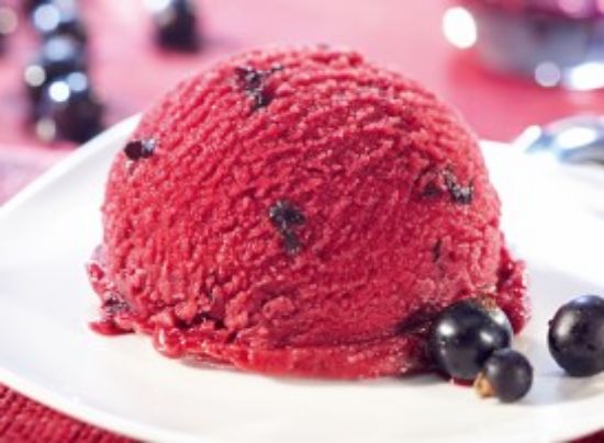 Bild von CDO 2x2,4L Sorbet Cassis vegan mit der Beschreibung Schwarzes Johannisbeersorbet mit ganzen, schwarzen Johannisbeeren