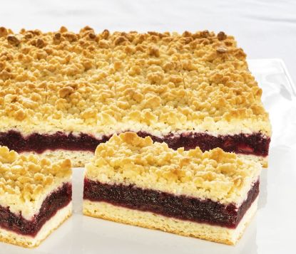 Bild von PFALZGRAF Kirsch-Streusel-Blechkuchen 2700g mit der Beschreibung 20 geschnitten ODZ