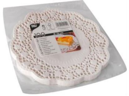 Bild von Tortenspitzen rund 32 cm 250 St