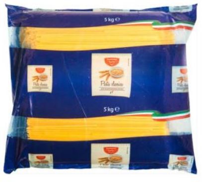 Bild von Spaghetti kurz 5kg, 100% Hartweizen ohne Ei mit der Beschreibung MAMMA LUCIA