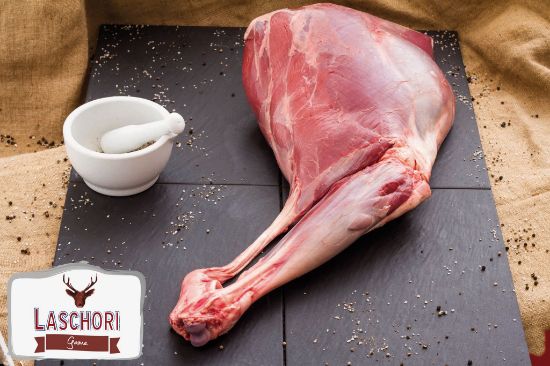 Bild von TK Hirschkeule 4er-Schnitt, teilentvliest, 1 Set / Krt.=ca.8kg mit der Beschreibung HERKUNFT: Polen -  Bitte vorbestellen !