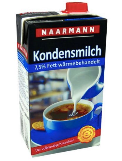 Bild von Kondensmilch  7,5%   12 x 1 kg mit der Beschreibung Naarmann