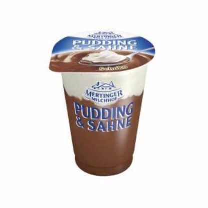 Bild von Pudding SCHOKO + Sahne 24 x 125g mit der Beschreibung Mertinger Milchhof