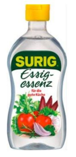 Bild von Essig Essenz klar 400ml mit der Beschreibung Surig