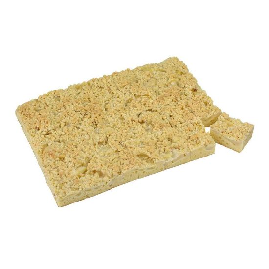 Bild von Apfel-Streuselkuchen 2.100g, 3 Platten jeweils vorgeschnitten in 28 Stücke mit der Beschreibung EDNA - Vorbestellung 3 Werktage