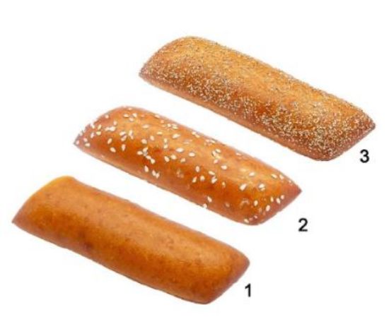 Bild von FF-Brezel Dipstick 150 x 20g, 3-fach sortiert, ferrtig gebacken mit der Beschreibung EDNA