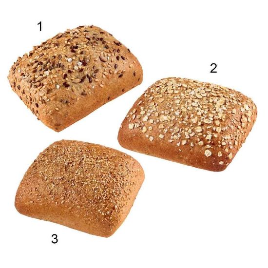 Bild von Better Life Vollkornbrötchen-Mix 60 x 70g, 3-fach sortiert mit der Beschreibung EDNA - Vorbestellung 3 Werktage