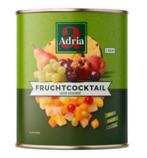 Bild von Fruchtcocktail in Wasser  800g (1/1 Ds.) mit der Beschreibung in Wasser