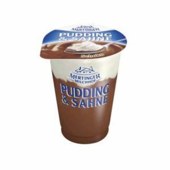 Bild von Pudding SCHOKO + Sahne 24 x 125g mit der Beschreibung Mertinger Milchhof