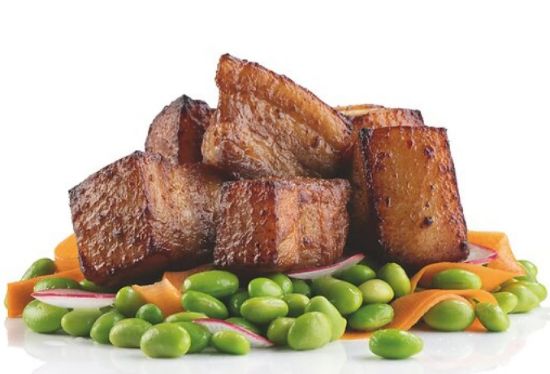 Bild von Pork Belly Chunks 3x1kg, gegart mit der Beschreibung SALOMON