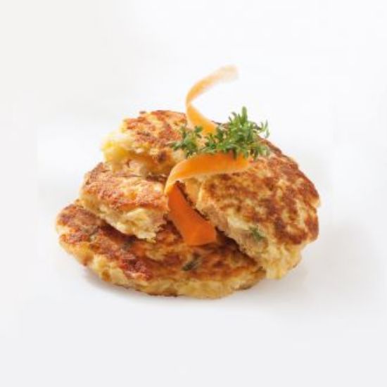 Bild von Gemüse-Rösti vegetarisch, vorgebacken, 75g  2 x 2,5 kg mit der Beschreibung AVITA