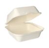 Bild von Hamburger-Boxen 25 St. mit der Beschreibung Zuckerrohr, 8x14x15cm