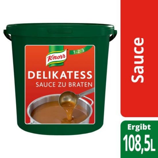Bild von KNORR Delikatess Soße 10 kg mit der Beschreibung zu Braten