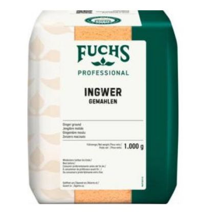 Bild von FUCHS Ingwer gemahlen 1 kg