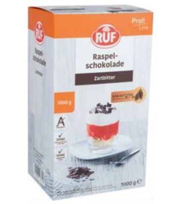 Bild von Raspel-Schokolade Zart 1kg mit der Beschreibung RUF