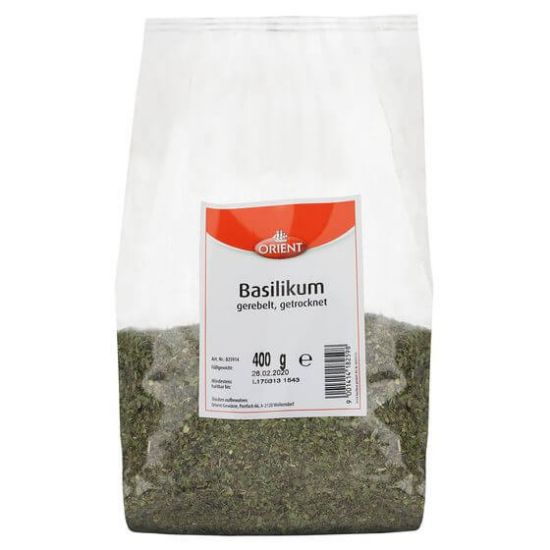 Bild von Basilikum,gerebelt 400g mit der Beschreibung ORIENT