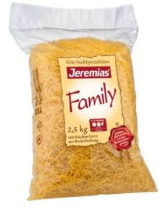 Bild von Fadennudeln 4 x 2,5 kg mit der Beschreibung Jeremias