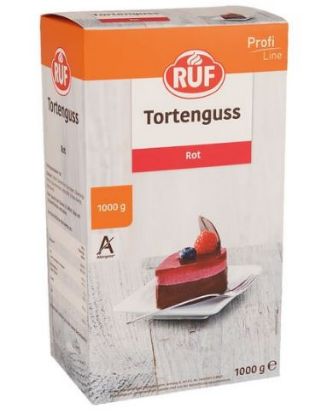 Bild von Tortenguss Rot 1 kg mit der Beschreibung RUF