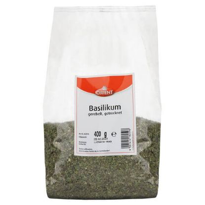 Bild von Basilikum,gerebelt 400g mit der Beschreibung ORIENT