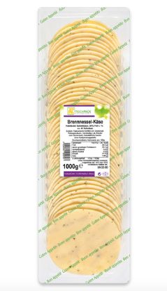 Bild von Brennnesselkäse-Scheiben 50%  1kg mit der Beschreibung Frischpack