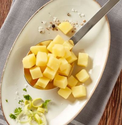 Bild von Kartoffelwürfel 15mm 4x3kg mit der Beschreibung Wernsing - bitte 1 Woche Vorlauf