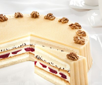 Bild von PFALZGRAF Marzipan-Cremetorte 1950g mit der Beschreibung ungeschnitten ODZ