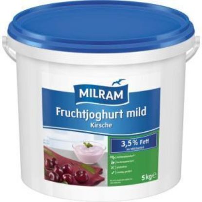 Bild von Fruchtjoghurt 3,5%  Kirsch 5kg mit der Beschreibung MILRAM - bitte vorbestellen