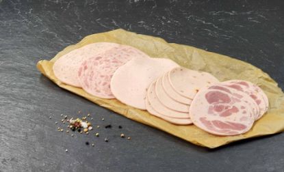Bild von Frischwurst Aufschnitt 5-fach, 500g mit der Beschreibung Hünten