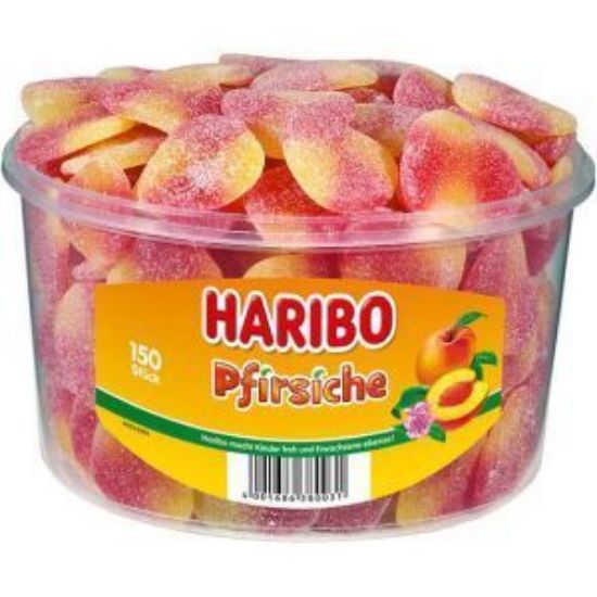 Bild von Pfirsiche 150 x 9g   1350g mit der Beschreibung HARIBO