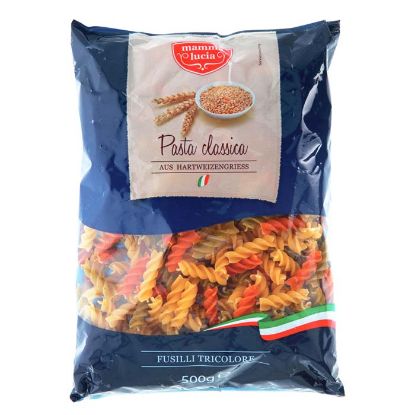 Bild von Fusilli Tricolore 5 kg, ohne Ei mit der Beschreibung MAMMA LUCIA